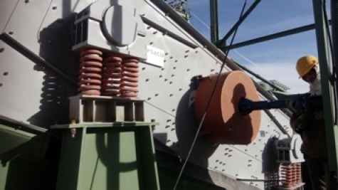 Setting up of All  Equipment for Feeders &amp; Screens of Foolad Sang Lime Plant Project