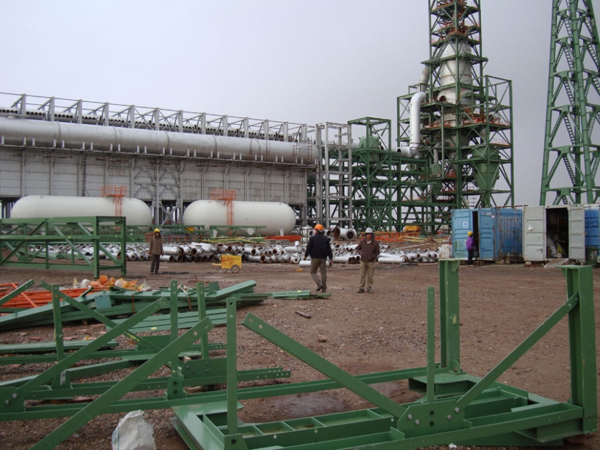 تحویل کلیه تجهیزات پروژه جهان فولاد سیرجان